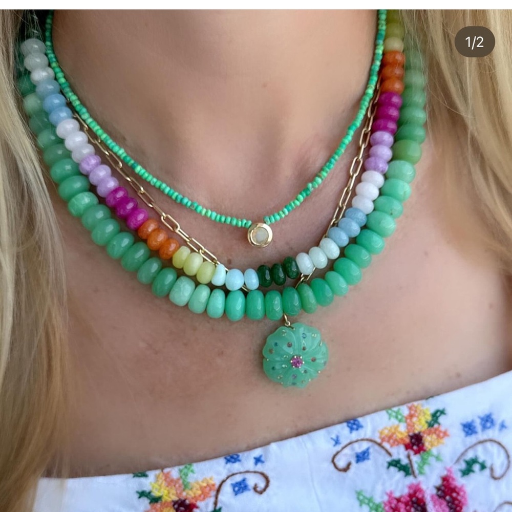Theodosia “rainbow kitten surprise” candy necklace